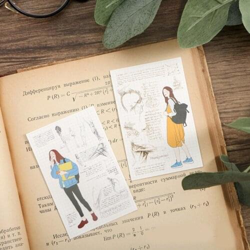 5.2*8cm 27pcs Mini Card geek gtrl theme multi-use as Scrapbooking Craft Paper DIY Decoration gift card message card