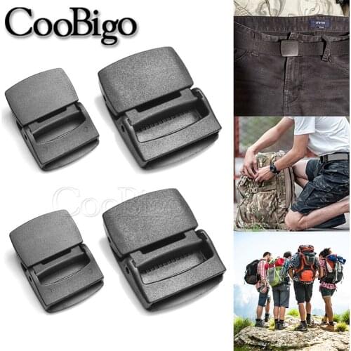 5pcs Plastic Belt Buckle Cam Buckle Mens Canvas Cosplay Military Adjustable Tied Webbing Bag DIY Parts Accessories 25mm 38mm