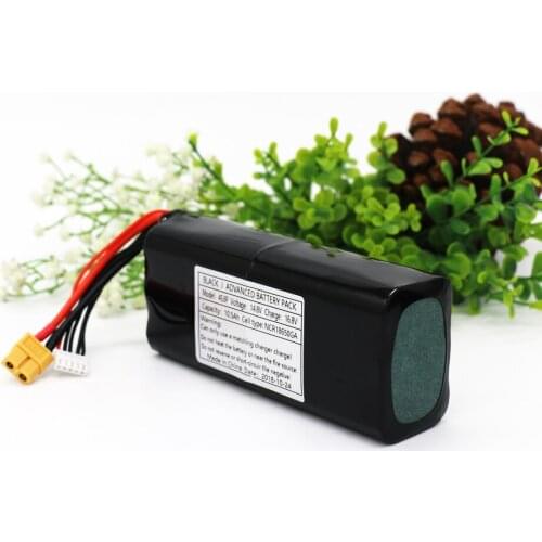 Aluoka UAV Rechargeable Li-ion Battery 14.8V/16.8V 10.5Ah 4S3P Use Single Cell NCR18650GA Combination Suitable for Various Drone