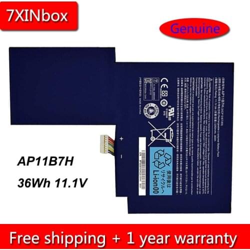 7XINbox 36Wh 11.1V Genuine AP11B7H AP11B3F Laptop Battery For Acer Iconia W500 W500P W501 Tablet PC BT.00303.024 BT.00307.034