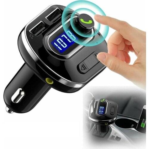 Wireless Bluetooth Auto Handsfree Car AUX input/output Audio Receiver FM MP3 Adapter USB Charger Car FM transmitter Kit