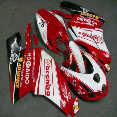 Bolts+Custom red Motorcycle article for 749 999 2003 2004 ABS fairing M2