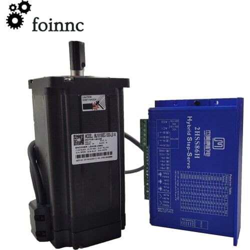 Nema34 hybrid servo drive hybrid servo motor cnc kit 12nm high current high torque CNC machining drilling and milling machine