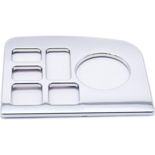 Chrome ABS Left Control Panel Switch Accent Trim Cover For Honda Goldwing GL1800 2001-2011