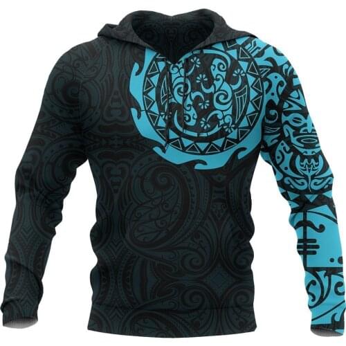 Maori Tangaroa Tattoo New Zealand 3D Unisex Deluxe Hoodie Men Sweatshirt Streetwear Zip Pullover Casual Jacket Tracksuit-551