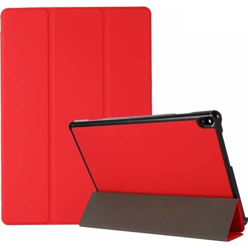 For Lenovo M10 Plus Magnetic Fold Leather Stand Tablet Shell Funda For Lenovo Tab M10 Case tb-x605f tb x505f tb x505x X606 Cover