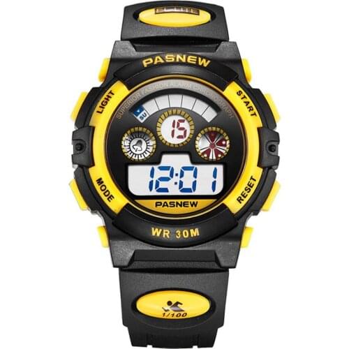 Fashion Kids Watches Pasnew Top Brand Children Watches Led Digital Watches Electronic Watch Sports Watch montre enfant garcon
