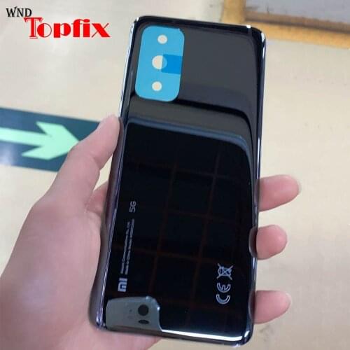 New Original For Xiaomo Mi 10T Pro 5G Battery Cover Back Glass Panel Rear Door Case 10T 5G Battery Cover Back Cover With Glue