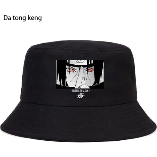 Hot Japanese Anime Summer Hat Women Men Panama Bucket Cap The Design Flat Visor Harajuku Bucket Hat Fisherman Hat