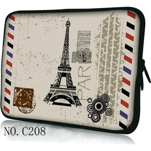 Paris Laptop Bag Case 17.3 15.6 15.4 14.1 13.3 Sleeve Bags for MacBook Air 13 Case Waterproof Notebook Bag for MacBook Pro 13