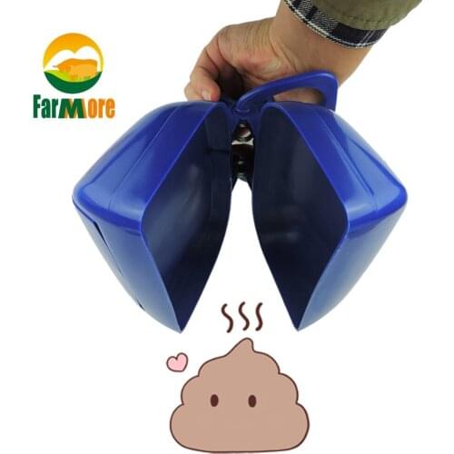 Dog Pooper Scooper with Bag Dispenser Handheld Portable Scooper for Pet Dog Cat