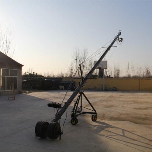 Heavy duty broadcast professional rocker arm 6m 2 axis camera jib jimmy