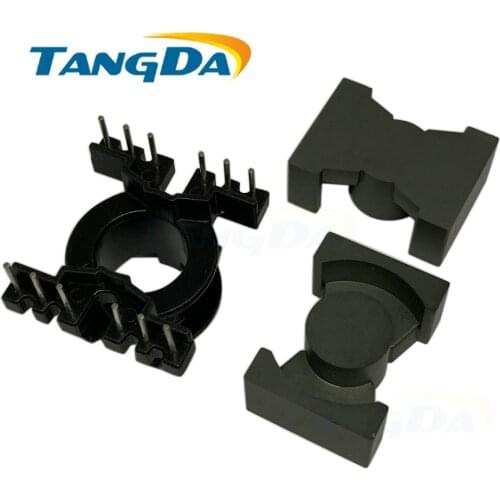 Tangda PQ2620 PQ26-20 core Bobbin 6+6pin magnetic core+skeleton PC40 soft ferrite cores Transformers vertical PQ 2620 A