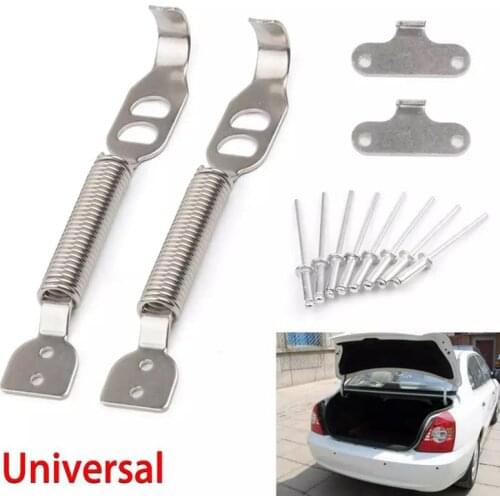 Universal Car Styling Tunning Boot Bonnet Springs Clips Pin Kit Hood Lock Panel Race Rally Security For Car Hood