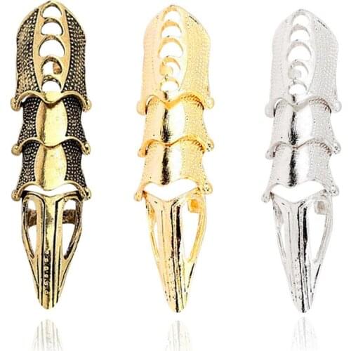 Vintage Punk Joint Big Rings For Women Girls Fashion Party Ring Statement Female Tatoo Jewelry Gift 2021