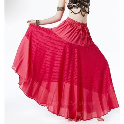 Spanish Flamenco Skirt Women Girl Stage Performance Ruffle Big Wing Ballroom Belly Dance Wear Gypsy Lace Up Cutout solid Clothes