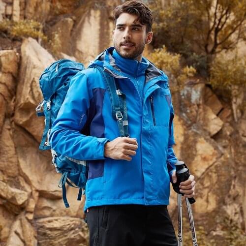 Skiing Jacket Womens Windproof Waterproof Three-in-One Winter Snowboarding Jacket