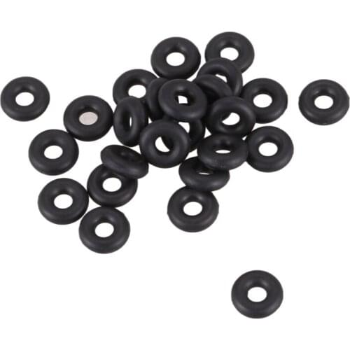 20 pieces 5.6 mm diameter 1.8 mm thickness black rubber O-ring oil washers