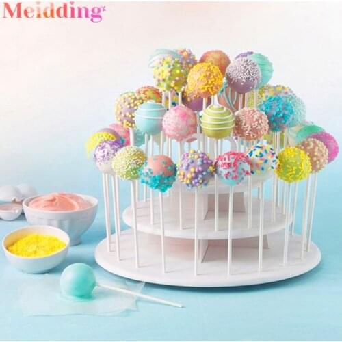 3-Tier Lollipop Stand Cupcake Display Holder Wedding Event Party Dessert Decoration Lolipop Paper Sticks Birthday Party Supplies