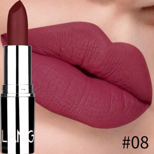 8 Colors Matte Bullet Lipstick Waterproof Long-Lasting Velvet Lipstick Easy To Wear Makeup Lip glaze Matte Lipstick