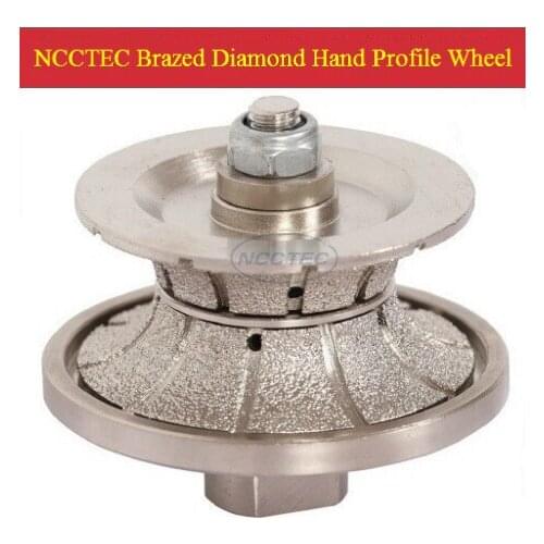 [85mm*30mm ] diamond Brazed hand profile shaping wheel NBW V8530 FREE ship (5 pcs per package) ROUTER BIT FULL BULLNOSE 30mm V30