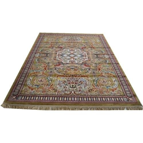 Antique Spanish Savonnerie Rug Hand Knotted Carpet Wool Knitting Carpets Art Carpet Runner Rugs