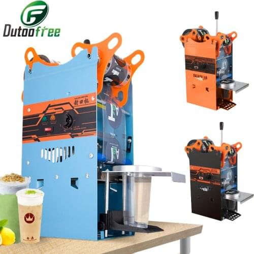 Manual Cup Sealing Machine Plastic or Paper Bubble Tea Cup Sealer