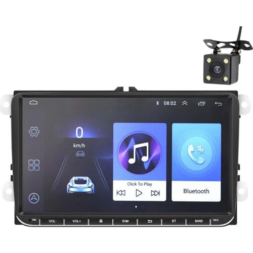 Android 9.0 Car Stereo Double DIN GPS Navigation Bluetooth WiFi FM Radio 9 inch IPS Screen In Dash Head Unit Receiver