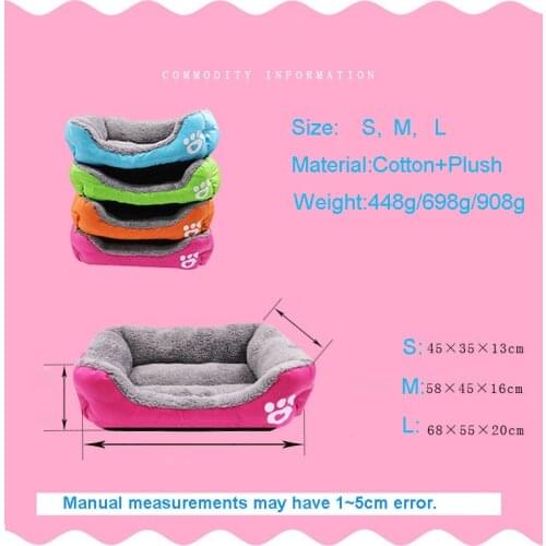 Pet Large Dog Bed Warm House Soft Fleece Nest Cozy Baskets Mat Autumn Winter Waterproof Kennel Sofa For Cat Puppy Deep Sleeping