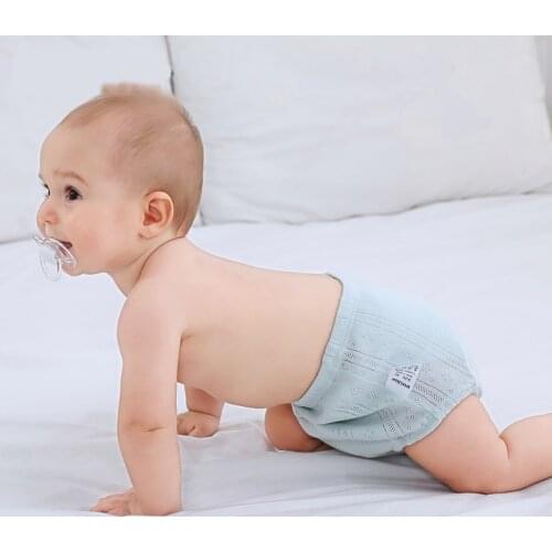 Baby Cotton Training Pants PantiesGood For Baby Crawling Standing And Walking Baby Diapers Reusable Cloth Diapers Washable Infan
