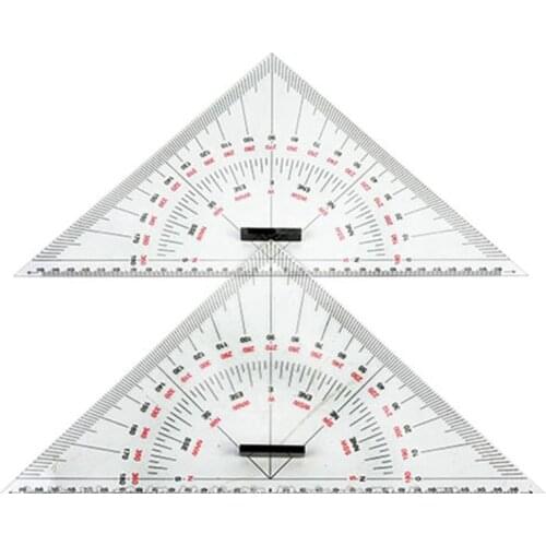 Chart Drawing Triangle Ruler for Ship Drawing 300mm Large-Scale Triangle Ruler for Distance Measurement Teaching Engineering Des