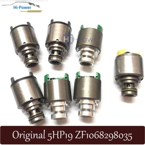 5HP19 Transmission Solenoid Set 7pcs for Audi a4 a6 Volkswagen Passat BMW 330i 325i Jaguar S-Type ZF5HP19 Solenoids