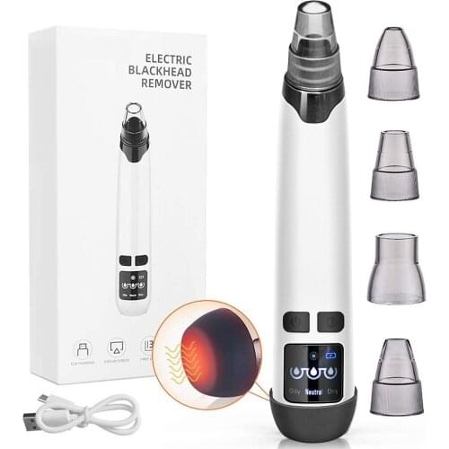 Facial Blackhead Remover Electric Acne Cleaner Blackhead Black Point Vacuum Cleaner Tool Black Spots Pore Face Skin Care