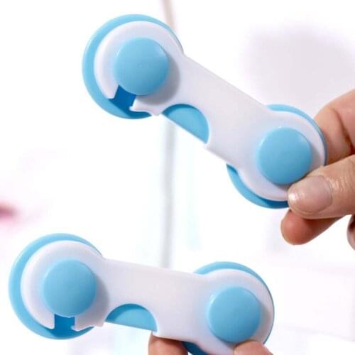 3Pcs High Quality Doors Drawers Wardrobe Safety Locks Toddler Baby Children Protection Safety Plastic Lock Kids Safe Locks