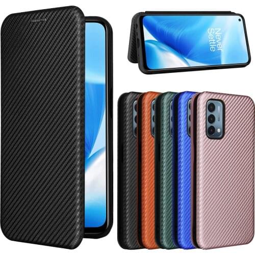 Carbon Fiber PC+TPU Magnetic Flip Cover For Oneplus Nord 2 CE N200 N100 N10 8T 9 8 7 7T Pro 6T McLaren Edition 6 5 5T 3 3T Case