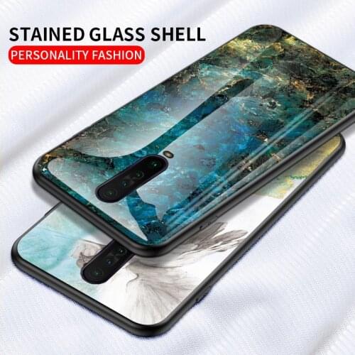 Marble Tempered Glass Case for Xiaomi Redmi Note 8 7 6 Pro K20 K30 7A TPU Frame Hard Cover for Xiaomi Mi 9T Pro 9 SE A3 A2 Case