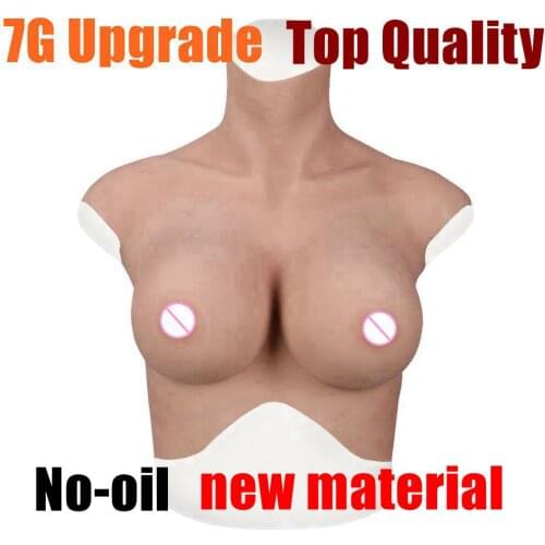 7G New Upgrade Top Quality Fake Artificial Boob Realistic Silicone Breast Forms Crossdresser Shemale Transgender Drag Queen