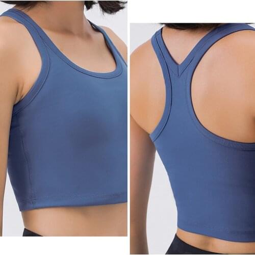 Mermaid Curve Slim Fit Crop Top Length Yoga Tank Seamless Minimize Chafing Women for Training Yoga shirts Ebb To Street Tank