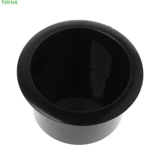 Plastic Black Insert Cup Holder Drink Bottle Placing Rack For Car Marine Boat RV Office Sofa 1XCC