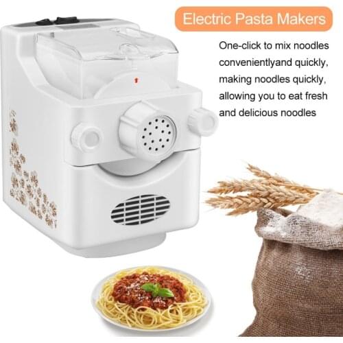Fully Automatic Multifunction Household Noodle Machine Spaghetti Cutter Dumpling Wrapper Pressing Hanger Dough Blender Processor