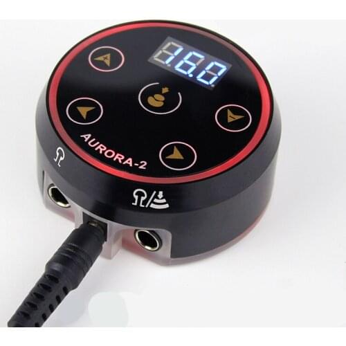 Pro Mini AURORA-2 LED Touch Pad Tattoo Power Supply For Coil & Rotary Tattoo Machines Gun Supply