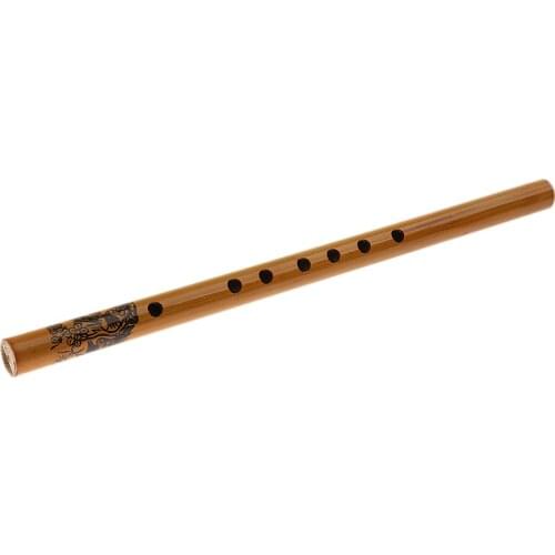 Durable Chinese Traditional Flute Perform Bamboo Xiao Dizi Vertical Bamboo Flute 33cm Length