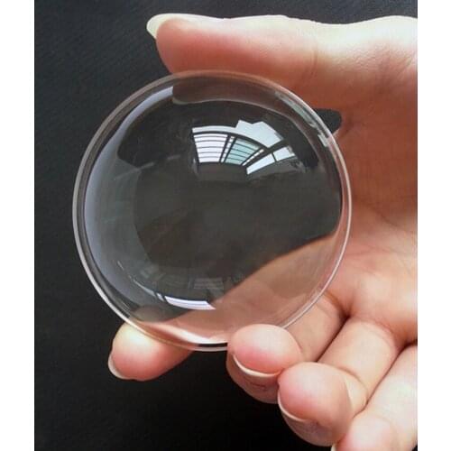 Diameter 67mm Light transmittance 97% Transparent Aspheric photics Glass Optical lenses Apply to LED spotlight / Car light etc