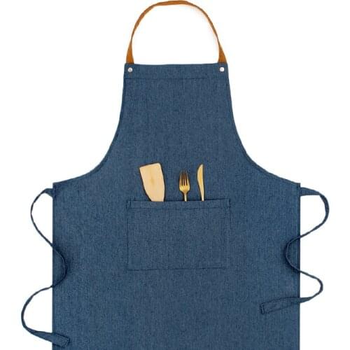 Work Clothes Promotion Home Kitchen Women Men Micro-oil-proof Gift Pattern Advertising Apron