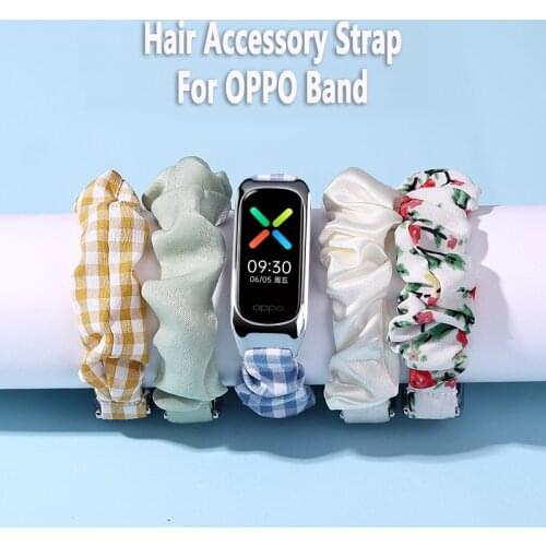 Wrist strap for oppo band Elastic hair replacement strap for Girls hair oppo band Scrunchies Rubber Bands