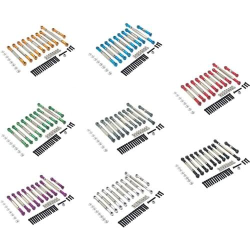 Steering Rod RC Servo Steering Rod RC Car Servo Pull Rod Linkage Tie Rod for D90 D91 D99S 1/12 RC Truck Car