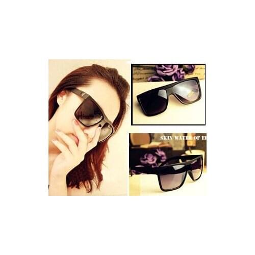 2017 Vintage Men Women sunglasses Oculos Large Square Frame Sun glasses UV400 Goggles Reflective 3 Colors Lovers De Sol Gafas