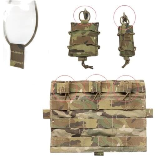 Survival Gear Tactical Magazine Pouches Elastic safety buckle
