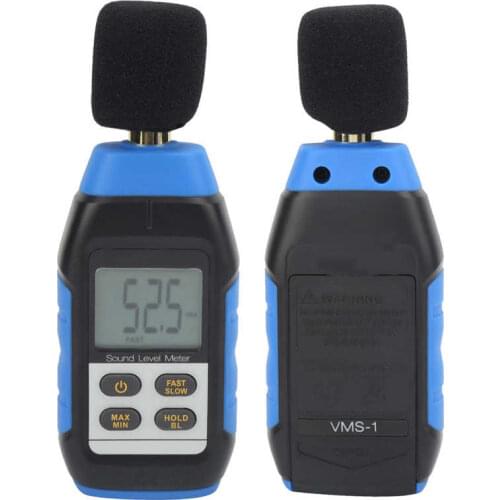 VMS-1 Portable Decibel Meter with LCD Backlight High Accuracy Sound Level Meter Measuring Tool Sound Level Noise Decibel Meter