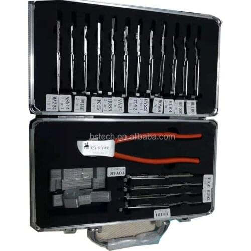 LISHI Locksmith Tools box 16PCS/Set Original 2 in 1 Lishi Tools Repair Tool with 1 Cutter for Car Lock